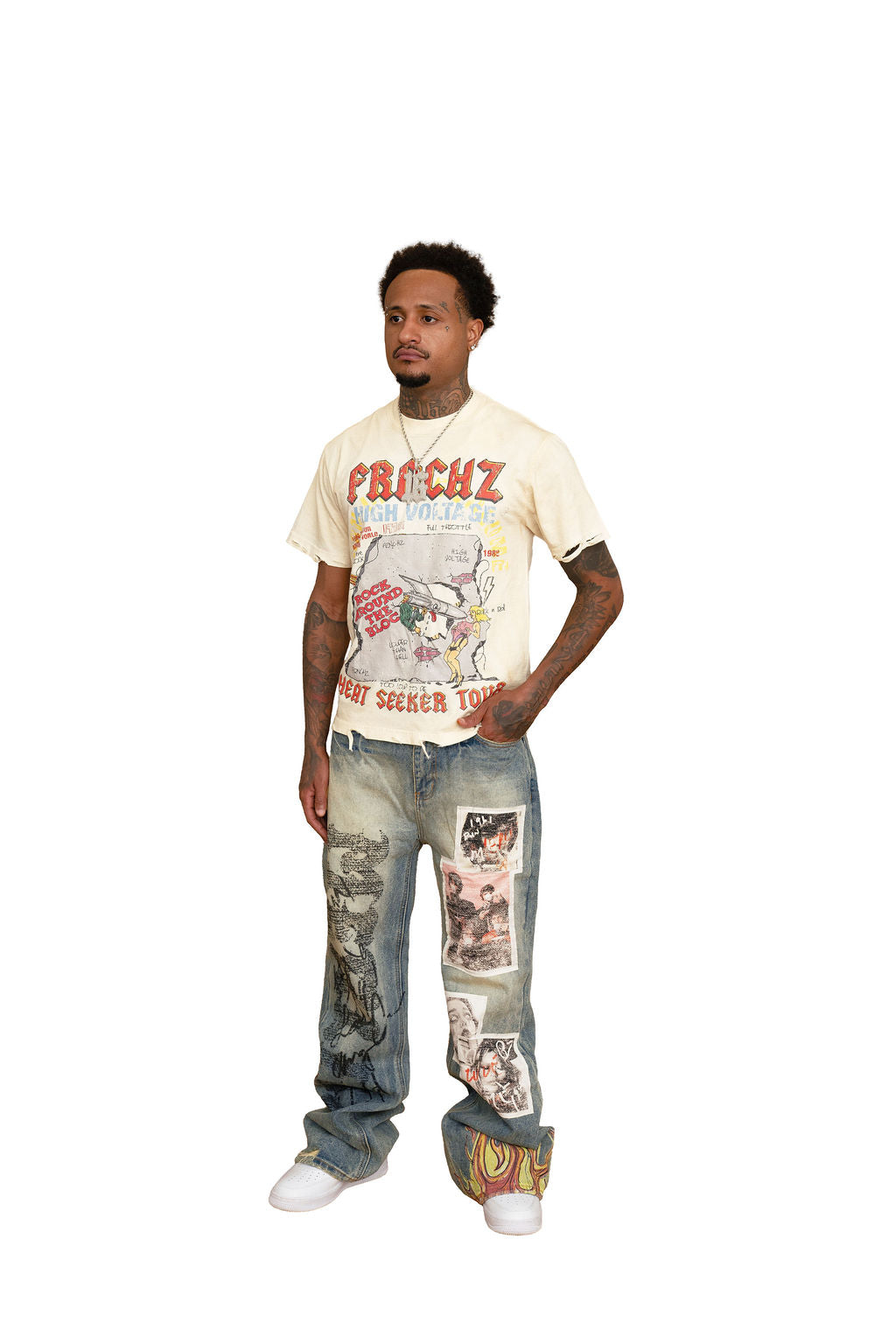 Heat Seeker Tour Tee Cream