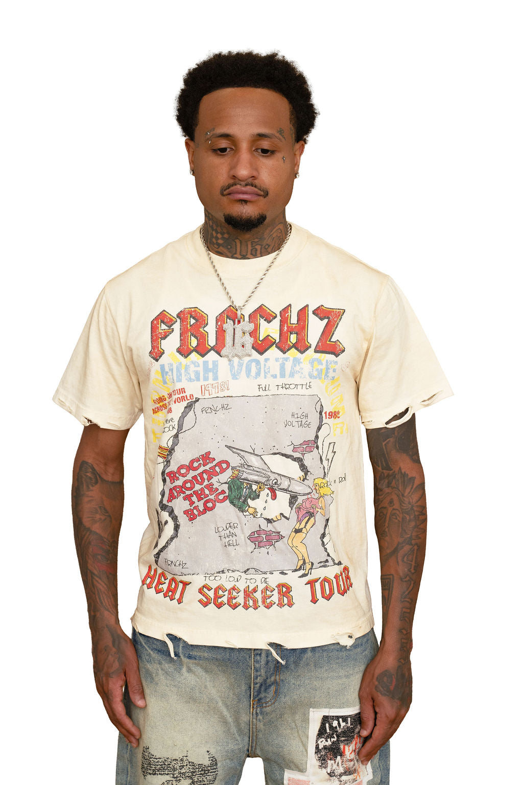 Heat Seeker Tour Tee Cream