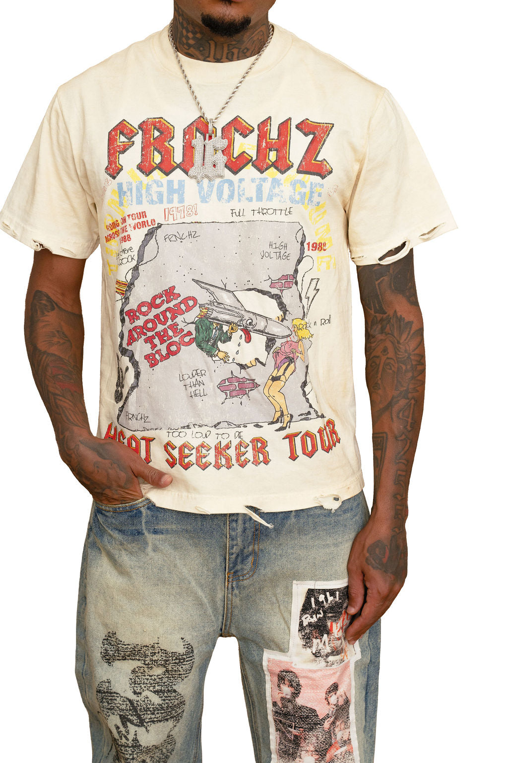 Heat Seeker Tour Tee Cream