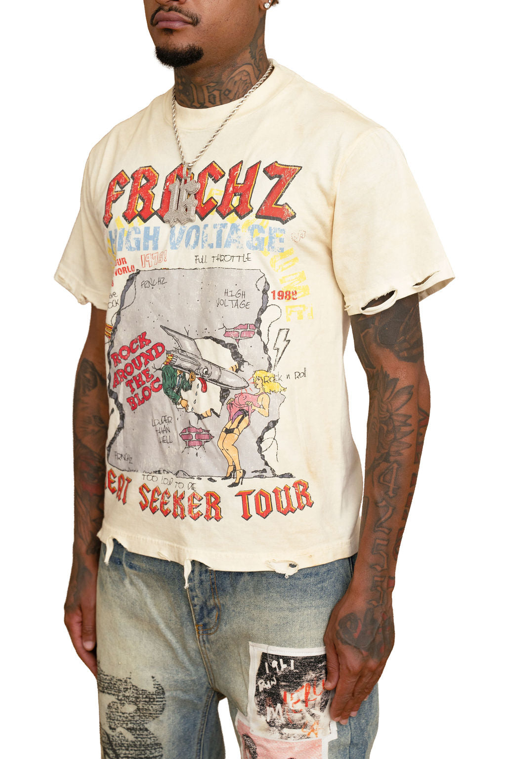 Heat Seeker Tour Tee Cream