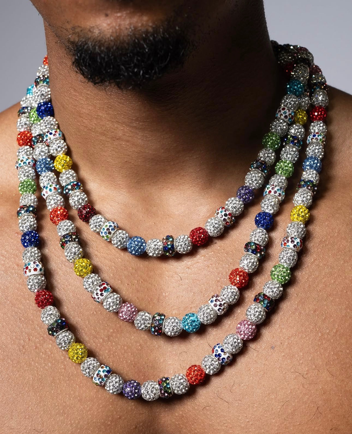 FRNCHZ “ Crayola “ Beaded Necklace Chain